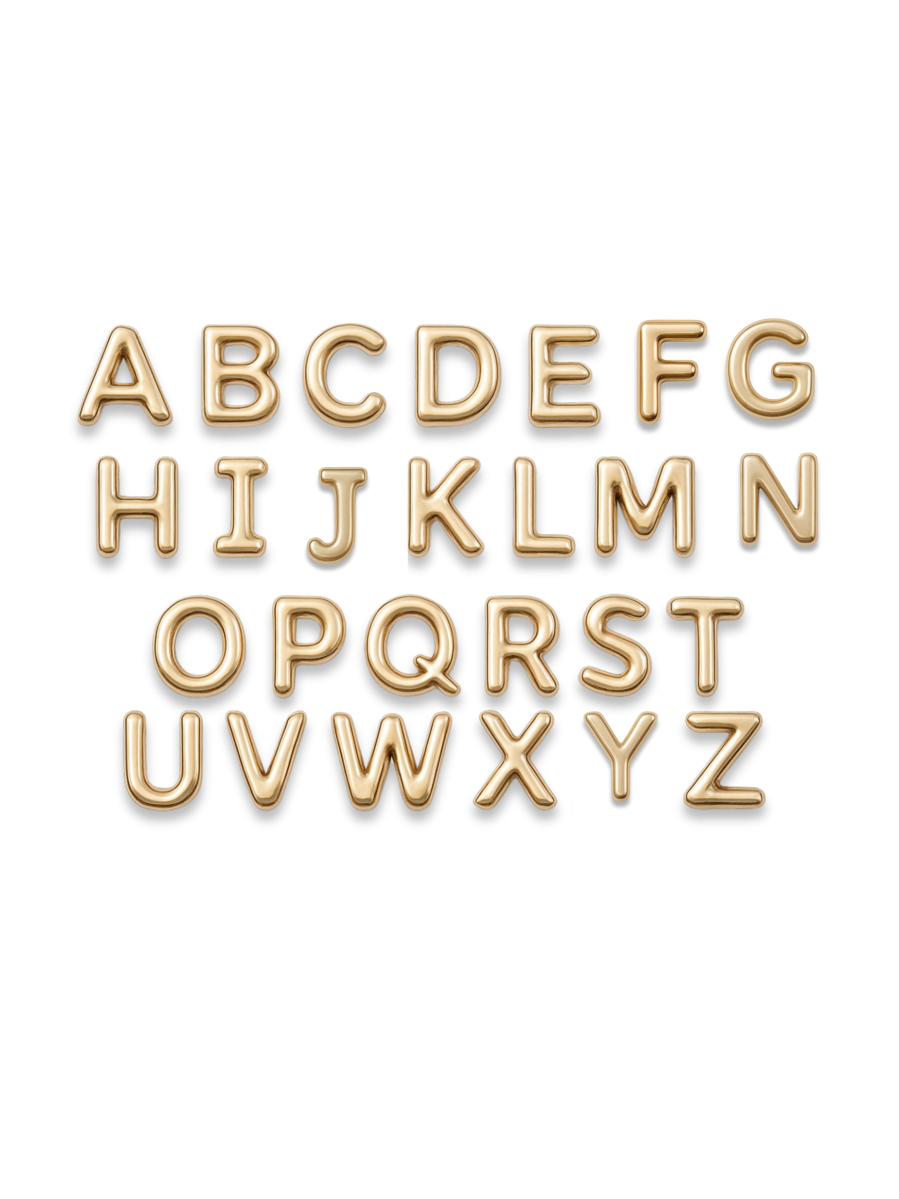 Gold Letter Slide: A