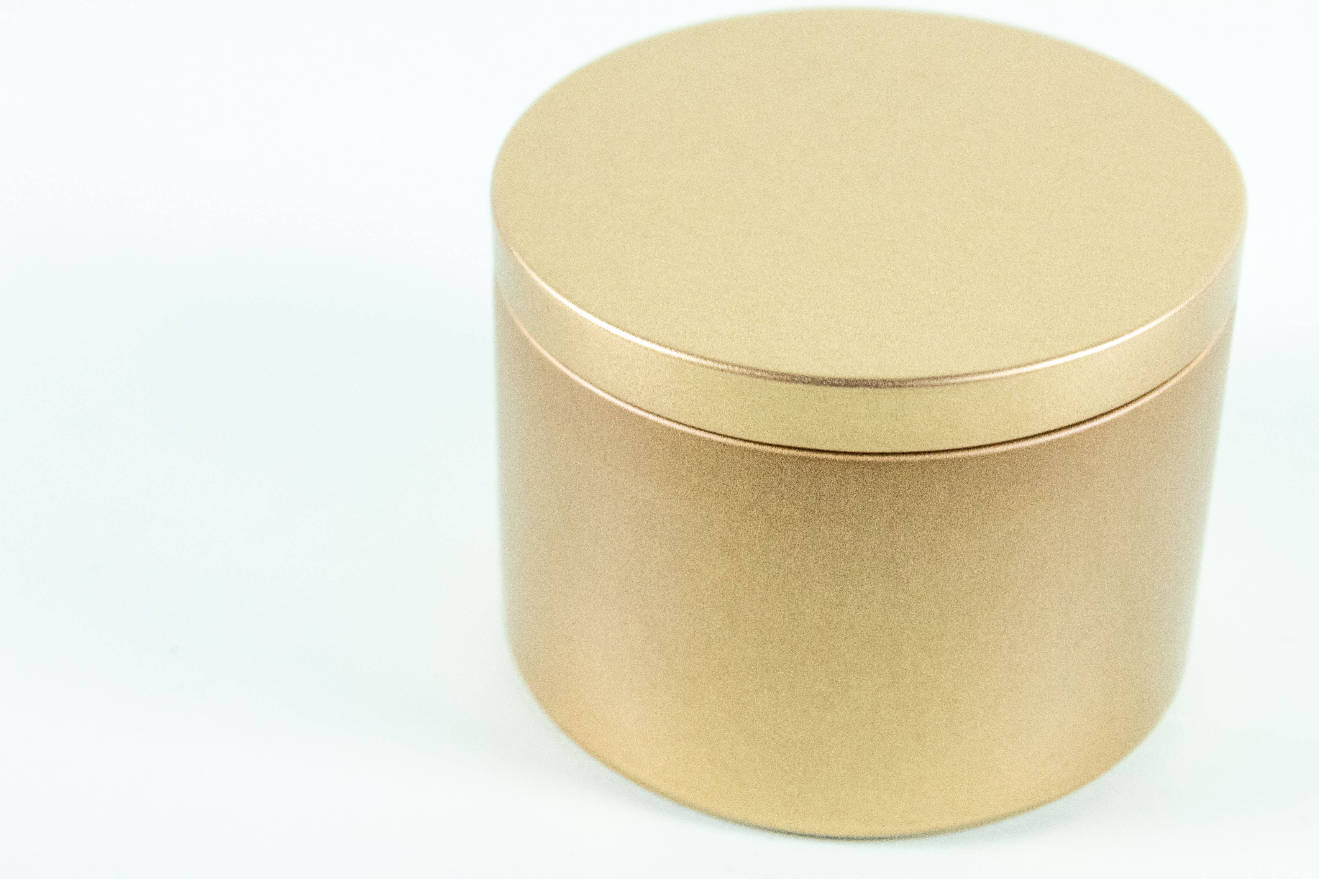 ICONIC Matte Gold Travel TinCandle