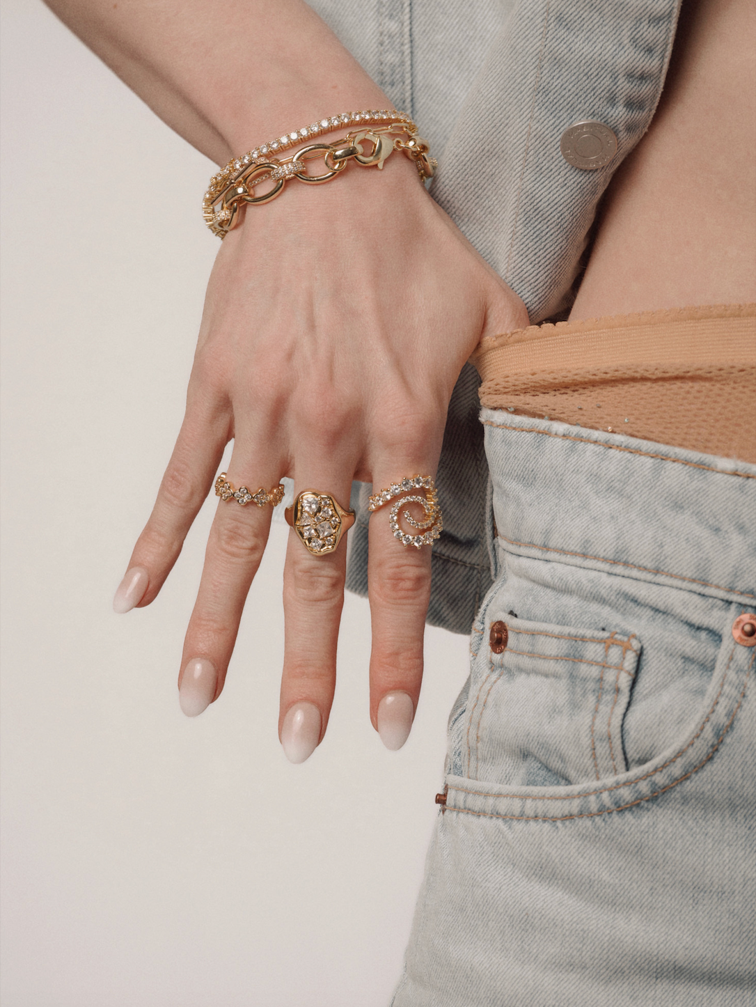 LARKEN LINK BRACELET: One Size