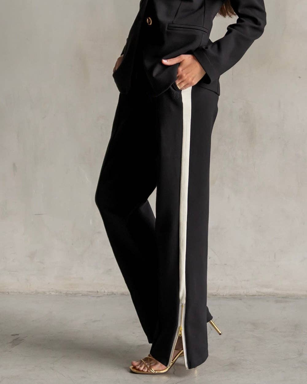 Black Jordan Interlock Pants