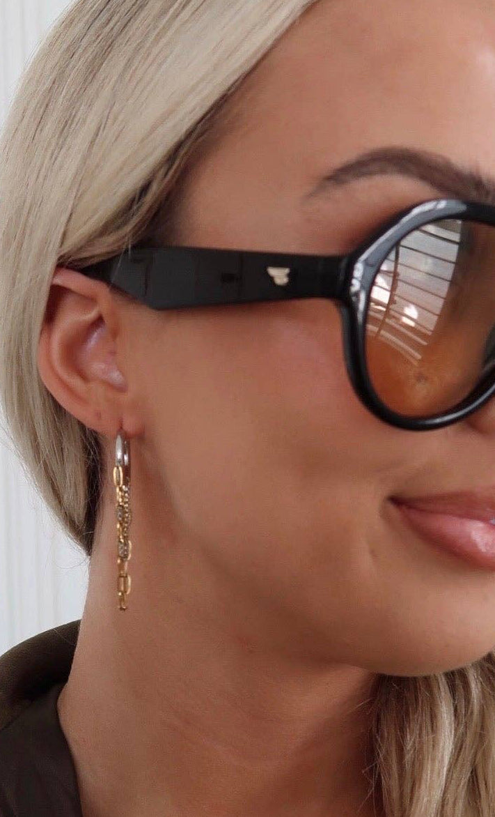 Two Toned Milo Earrings