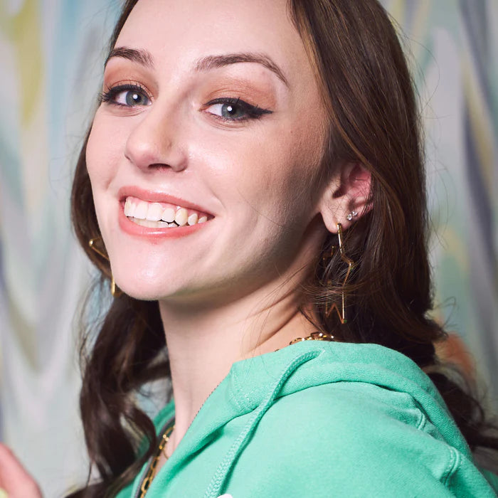 Valerie Star Hoop Earrings