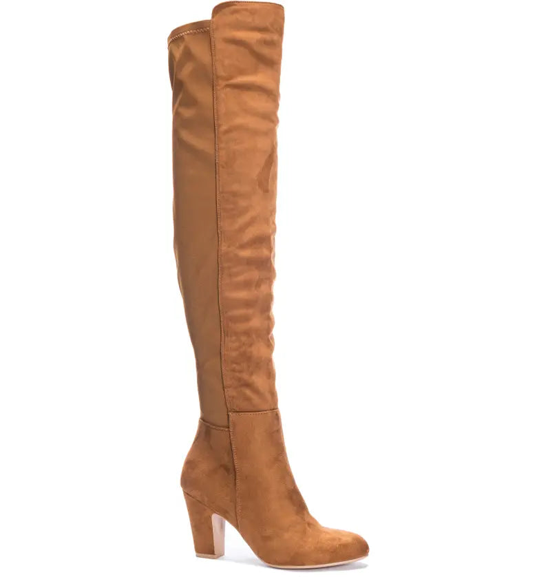 Brown Over the Knee Boot