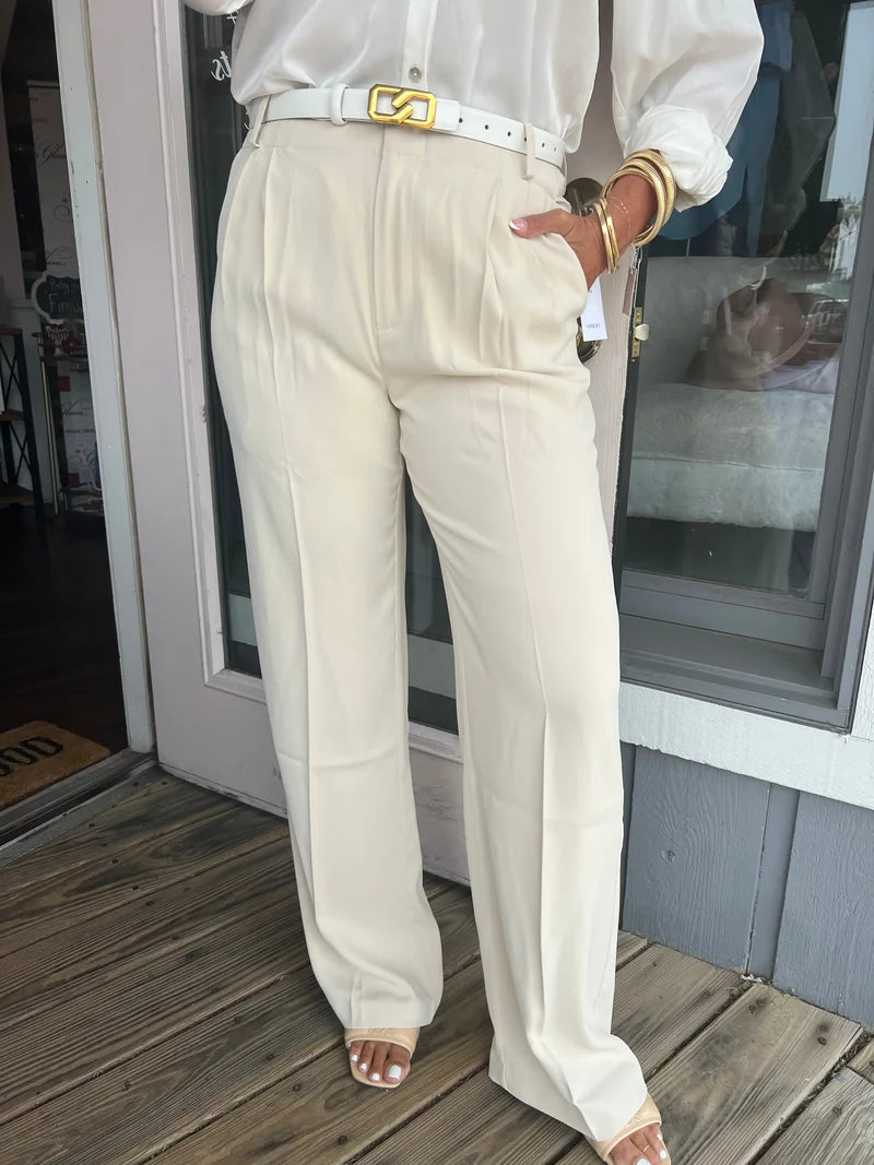 Taupe Trousers