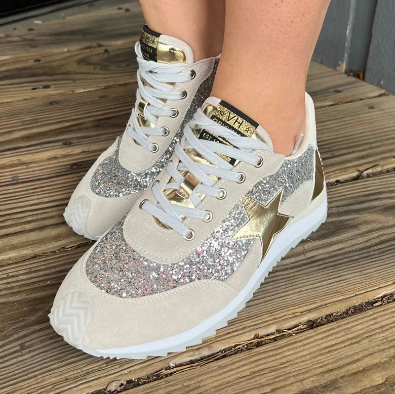 Silver Sparkle Sneaker