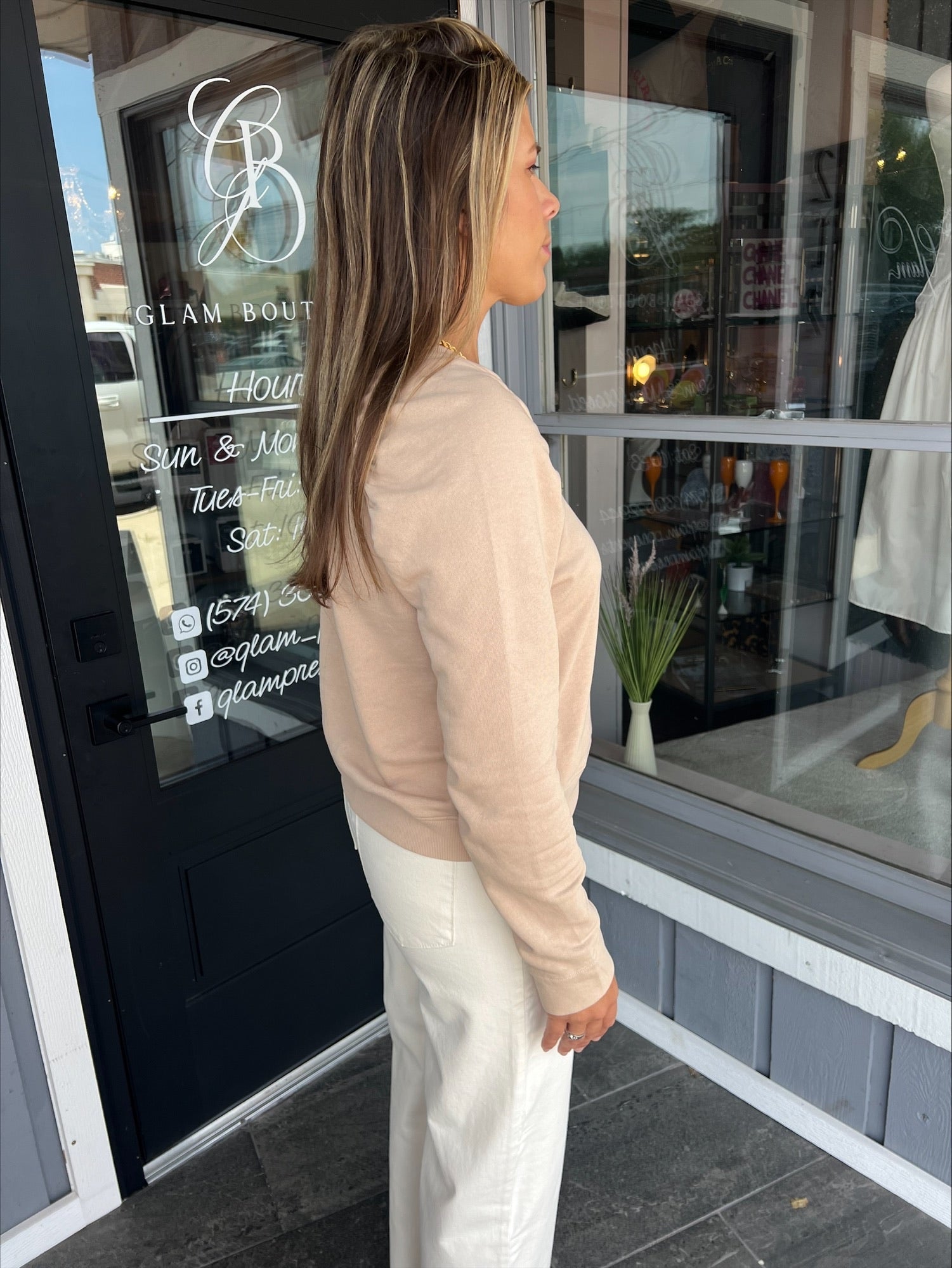 Tan Azalea Sweatshirt