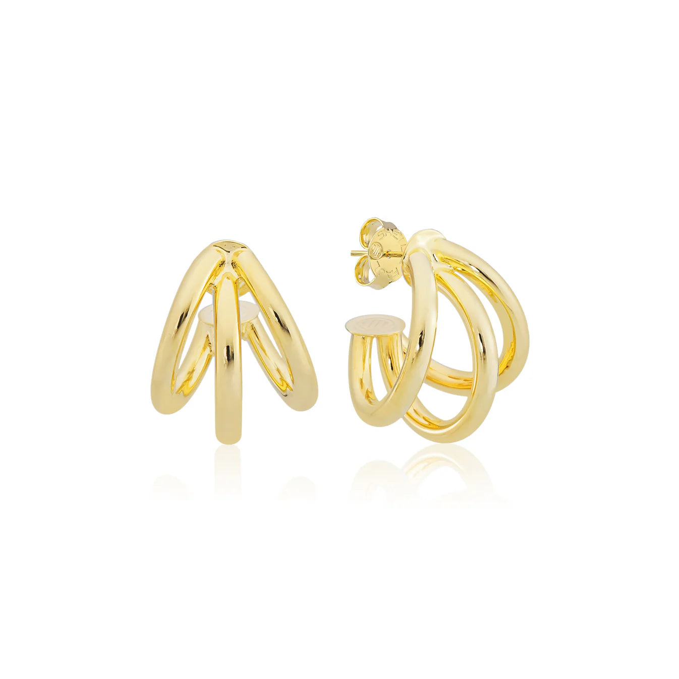 Small Triple Claire Hoops