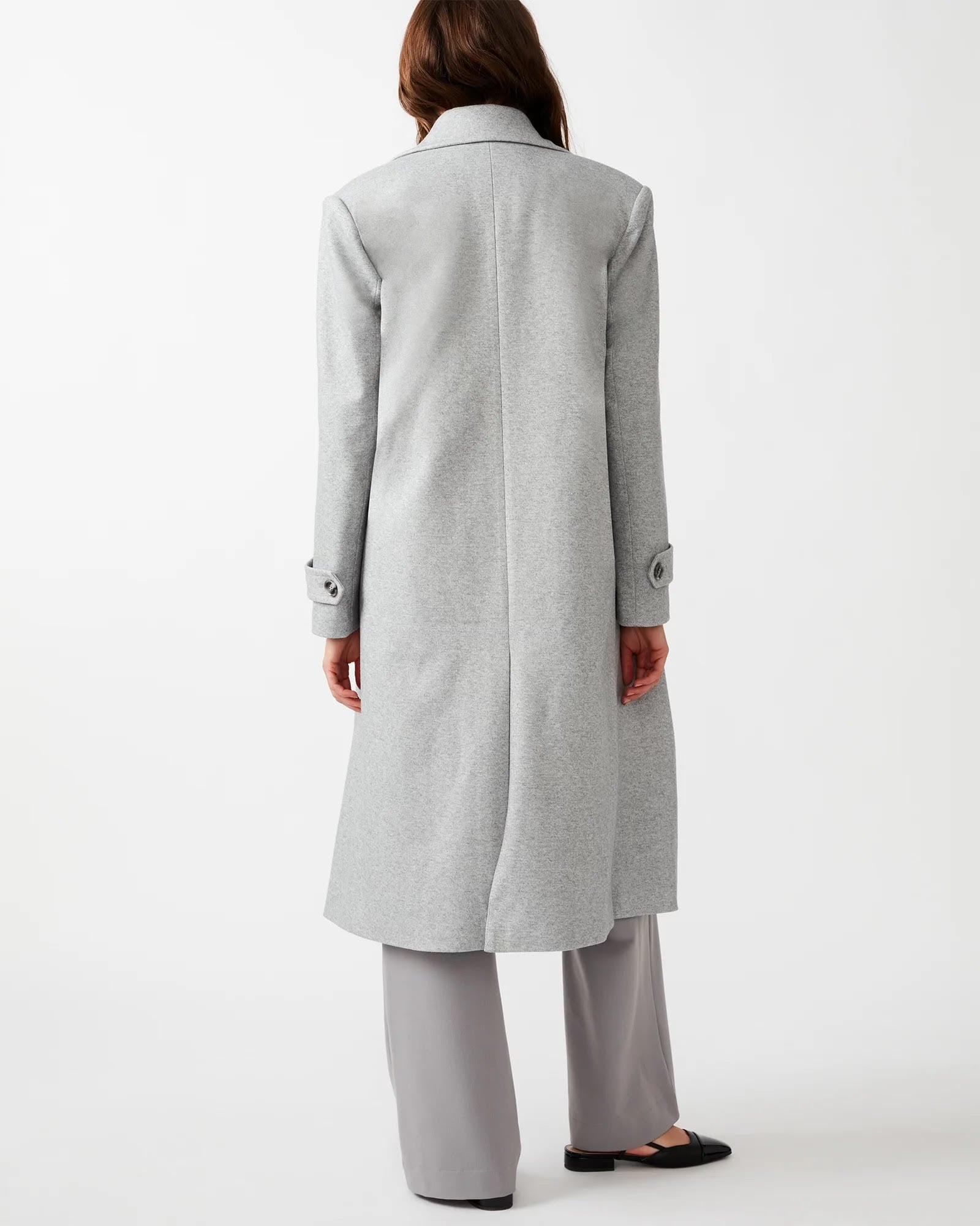 Light Gray Trench Coat