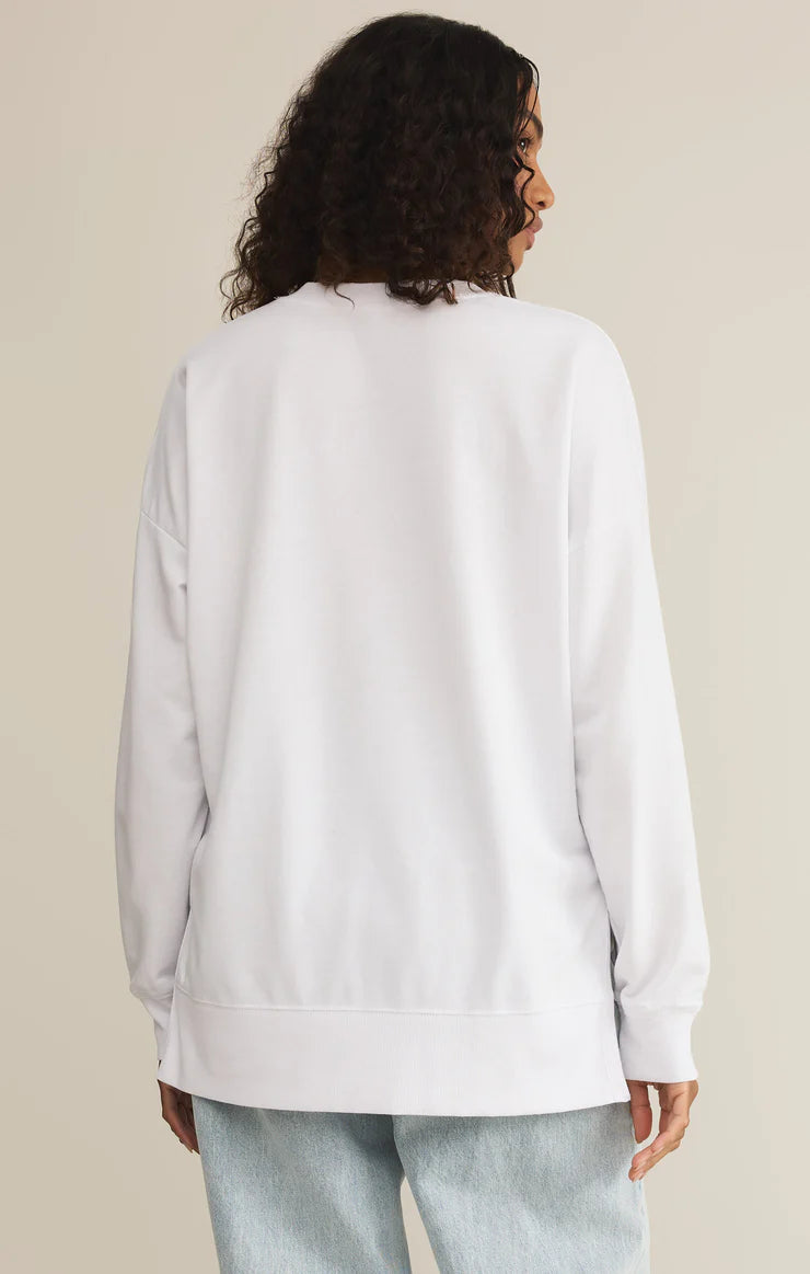 Modern V-Neck Weekender White